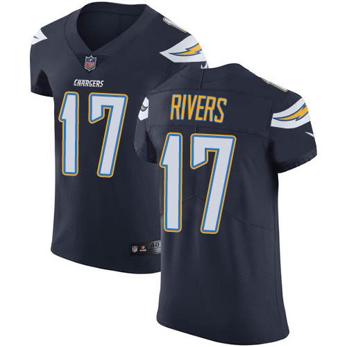 Nike Chargers #17 Philip Rivers Navy Blue Team Color Men's Stitched NFL Vapor Untouchable Elite Jersey - Click Image to Close
